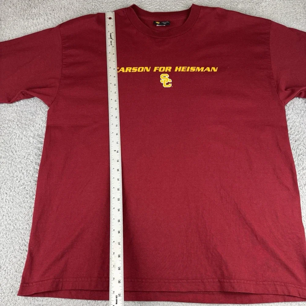 USC Trojans Carson For Heisman T Shirt Rare Boxy Y2k College Football 2xL Vtg